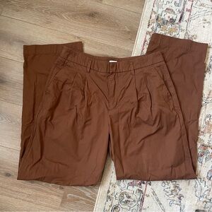 A new day brown straight leg trousers